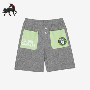 轻薄针织透气儿童运动休闲短裤 夏季 L223B102 斯凯奇正品 Skechers