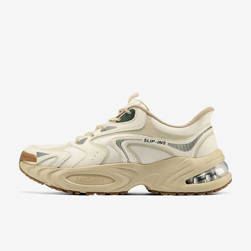 Skechers斯凯奇正品UNO RYZE男款耐磨绑带休闲老爹鞋183207-NAT