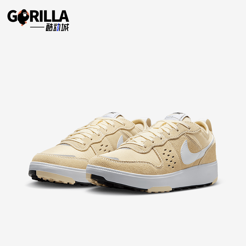 Nike/耐克正品C1TY儿童低帮休闲经典透气翻毛皮运动鞋HQ0028-100