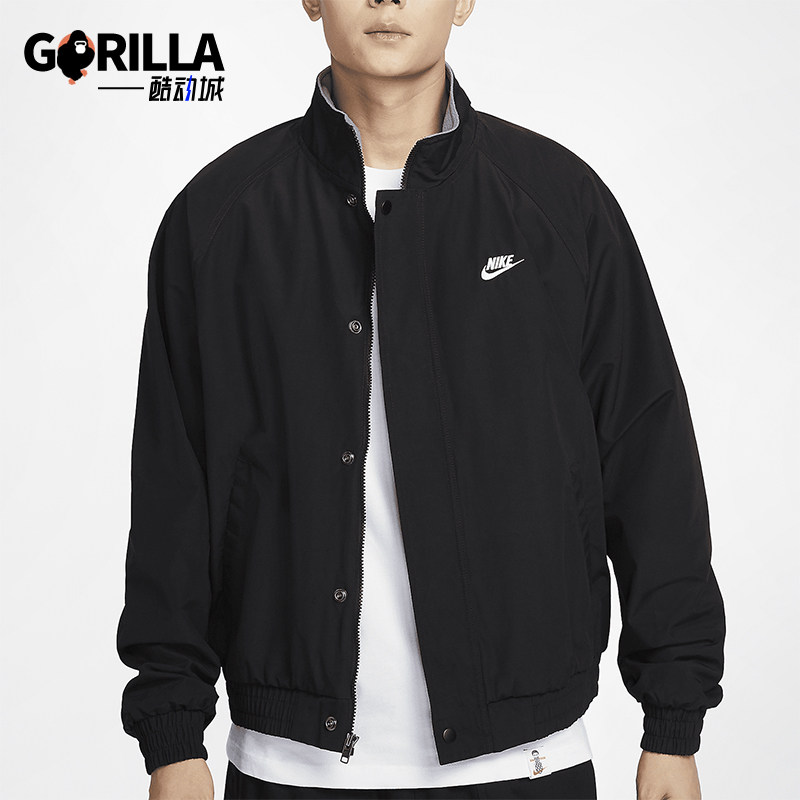 耐克男士摇粒绒里料加绒夹克