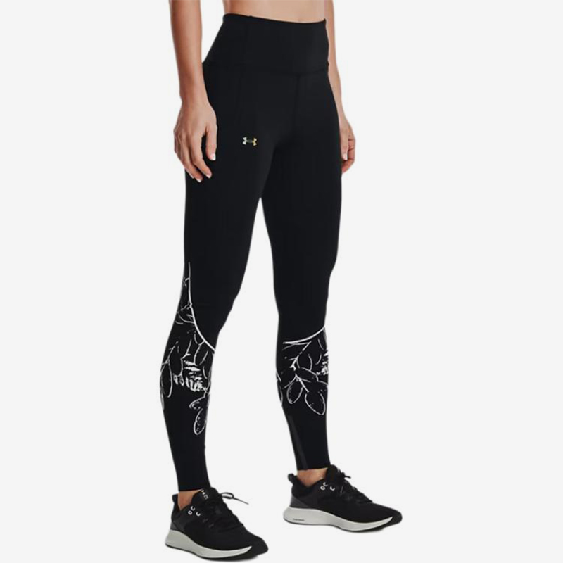 UA/安德玛正品2025新款女子户外休闲运动训练紧身长裤1367941-001