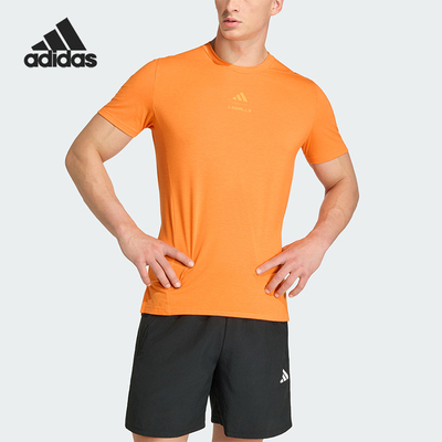 Adidas/阿迪达斯正品M G T LES MILLS男士经典运动修身T恤KS5909