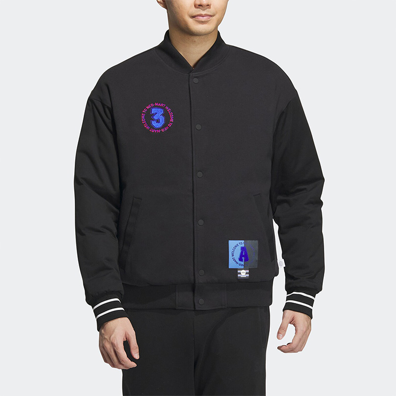 Adidas/阿迪达斯正品NEO春季新款男女运动宽松保暖休闲棉服IK5427