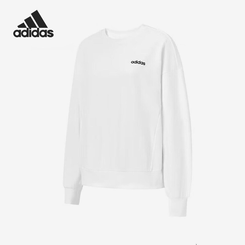 Adidas/阿迪达斯正品春秋女士舒适圆领经典字母长袖卫衣KA1512