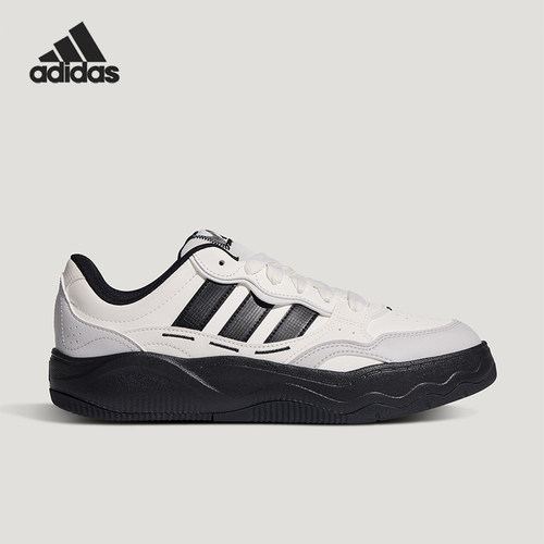 Adidas/阿迪达斯正品LITE SHUFFLE男女低帮经典系带板鞋KH9022