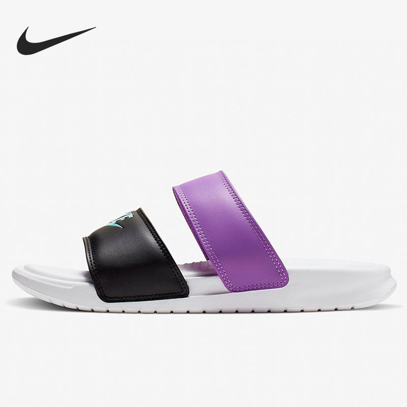 Nike/耐克正品Benassi Duo女子运动双绑带凉拖鞋819717-104