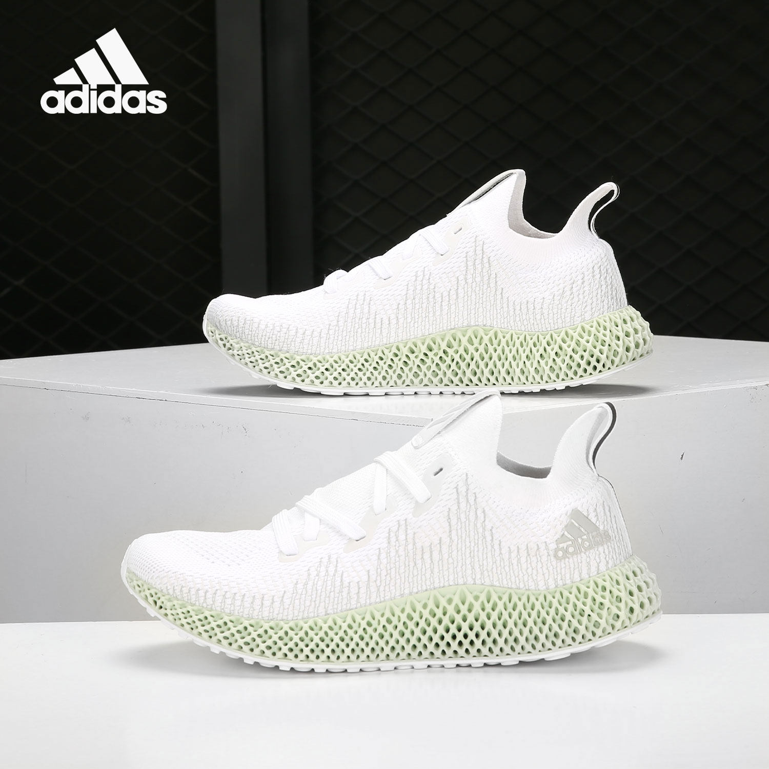 Adidas/阿迪达斯正品FutureCraft 4D Print男女跑步鞋 AQ0742