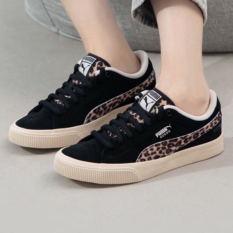 彪马男女轻便豹纹时尚休闲板鞋