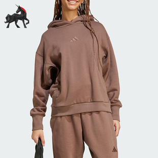 阿迪达斯正品 SZN HD女士连帽复古卫衣IY6763 ALL Adidas