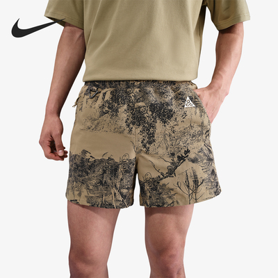 Nike/耐克正品2025男士运动透气松紧腰刺绣短裤HJ2890-297