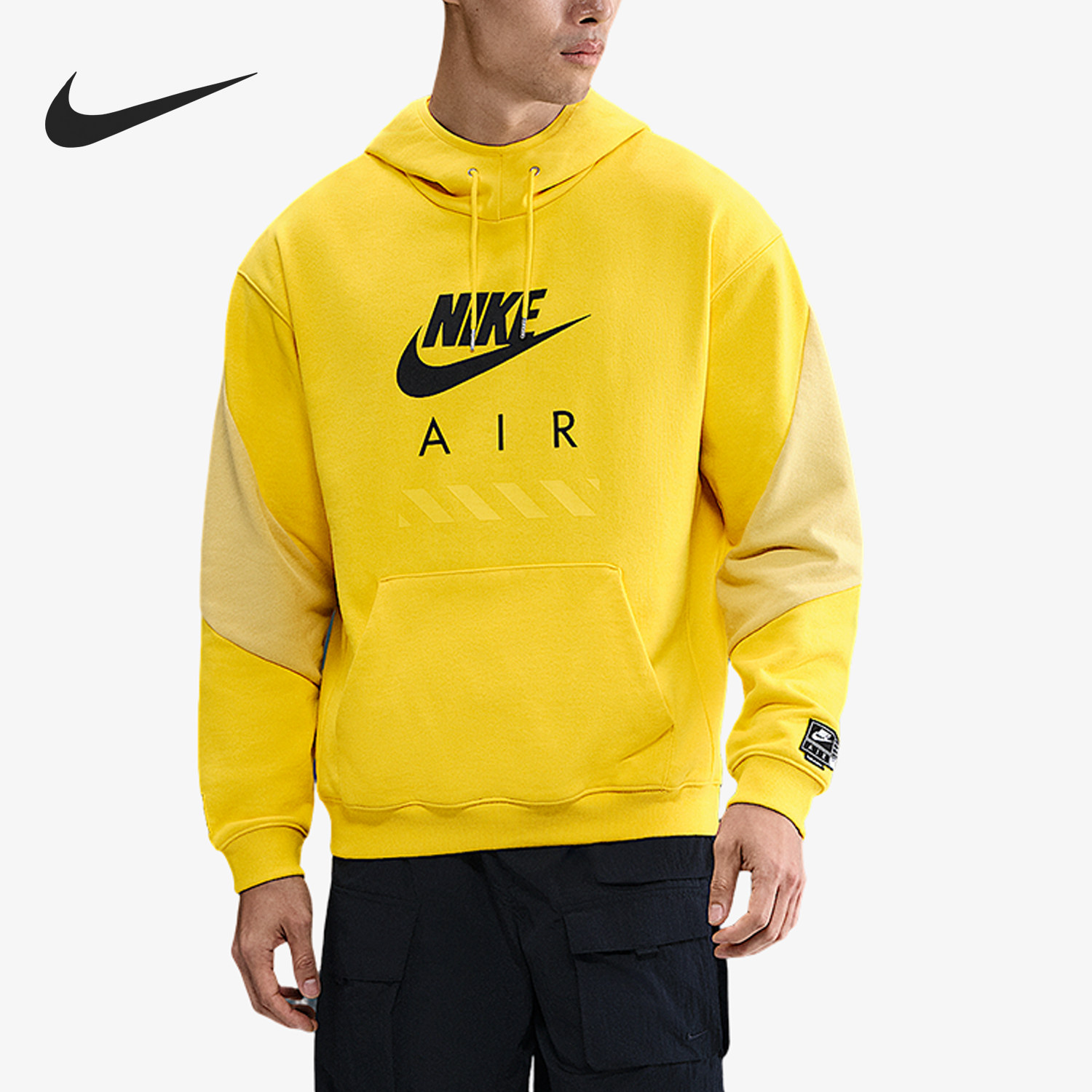 Nike/耐克官方正品2025秋季款男士针织拼接宽松卫衣HJ0274-718