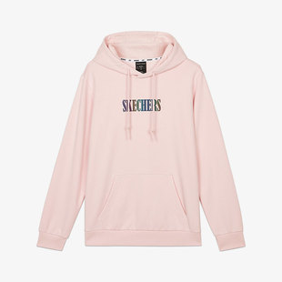 Skechers/斯凯奇正品新款男女同款运动连帽休闲卫衣套头衫