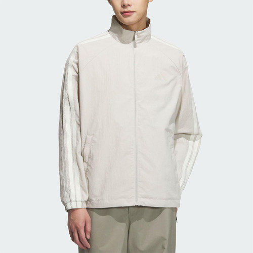 Adidas/阿迪达斯正品2025春款男士经典休闲插肩袖户外外套KC3894