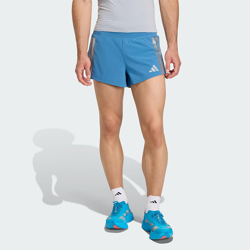 Adidas/阿迪达斯正品2025男士耐穿运动跑步透气松紧腰短裤KB1491