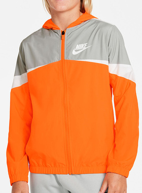 Nike/耐克正品WOVEN JACKET大童运动连帽梭织外套DD8701-803