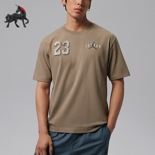 Nike/耐克男士美式复古宽松百搭亲肤透气休闲短袖 T 恤IF3128-040