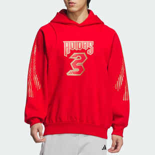 阿迪达斯正品 抓绒时尚 HOODIE男士 套头卫衣JM5683 LNY Adidas