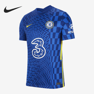 Nike/耐克正品21-22赛季切尔西主场男子球衣短袖T恤CV7889-409