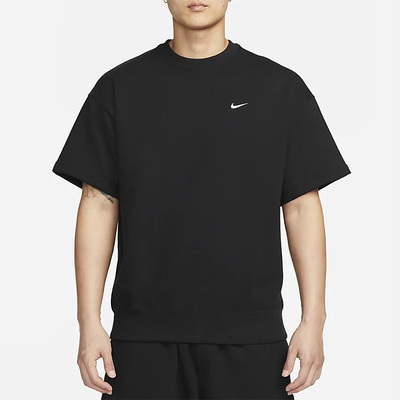 Nike/耐克正品新款男子圆领运动透气法式毛圈短袖DX0881-010