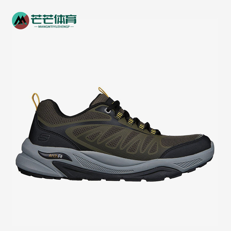 Skechers/斯凯奇正品冬季男士透气低帮耐磨户外登山运动鞋