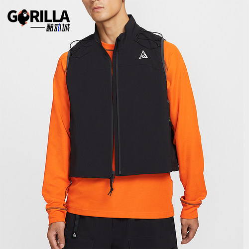 Nike/耐克正品2025夏季款男士透气宽松日常户外马甲HV0601-010