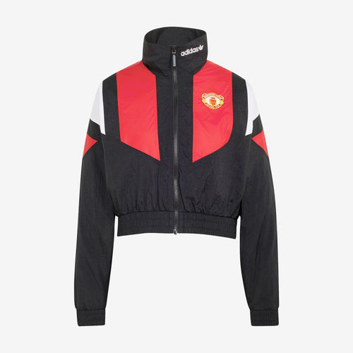 Adidas阿迪达斯正品曼联EQT高领短款全拉链运动上衣足球KH4834