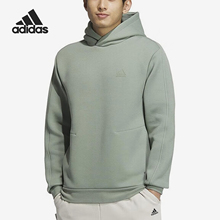 Adidas/阿迪达斯官方正品2024男士运动休闲针织连帽卫衣JE8627