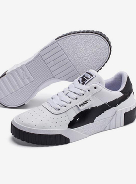 Puma/彪马正品Cali Brushed女士轻便时尚经典休闲板鞋373896-01