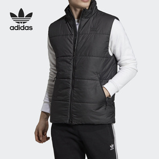 ED5821 三叶草男子立领保暖运动棉马甲 Adidas 阿迪达斯正品