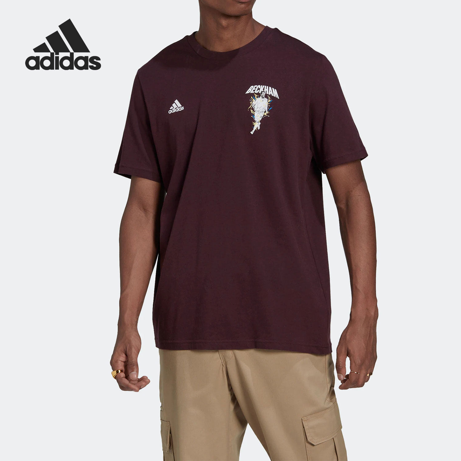 Adidas/阿迪达斯正品夏季新款休闲男子运动透气短袖T恤HG1975,运动服/休闲服装,运动T恤,淘宝优惠券,粉丝福利购,淘宝优惠卷