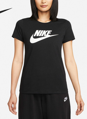 Nike/耐克官方正品夏季新款女子透气简约运动短袖T恤DV6095-010