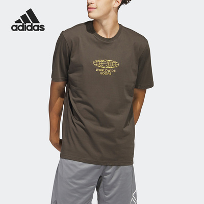 阿迪达斯男子运动短袖