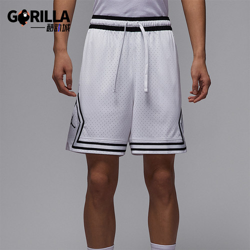 Nike/耐克正品JORDAN男士轻盈比赛透气经典网眼布短裤HF9911-100