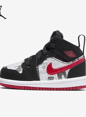 Nike/耐克正品Air Jordan小童运动休闲轻便板鞋BQ6933-061