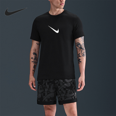 Nike/耐克正品Giannis男士字母圆领针织运动透气短袖HV1694-010