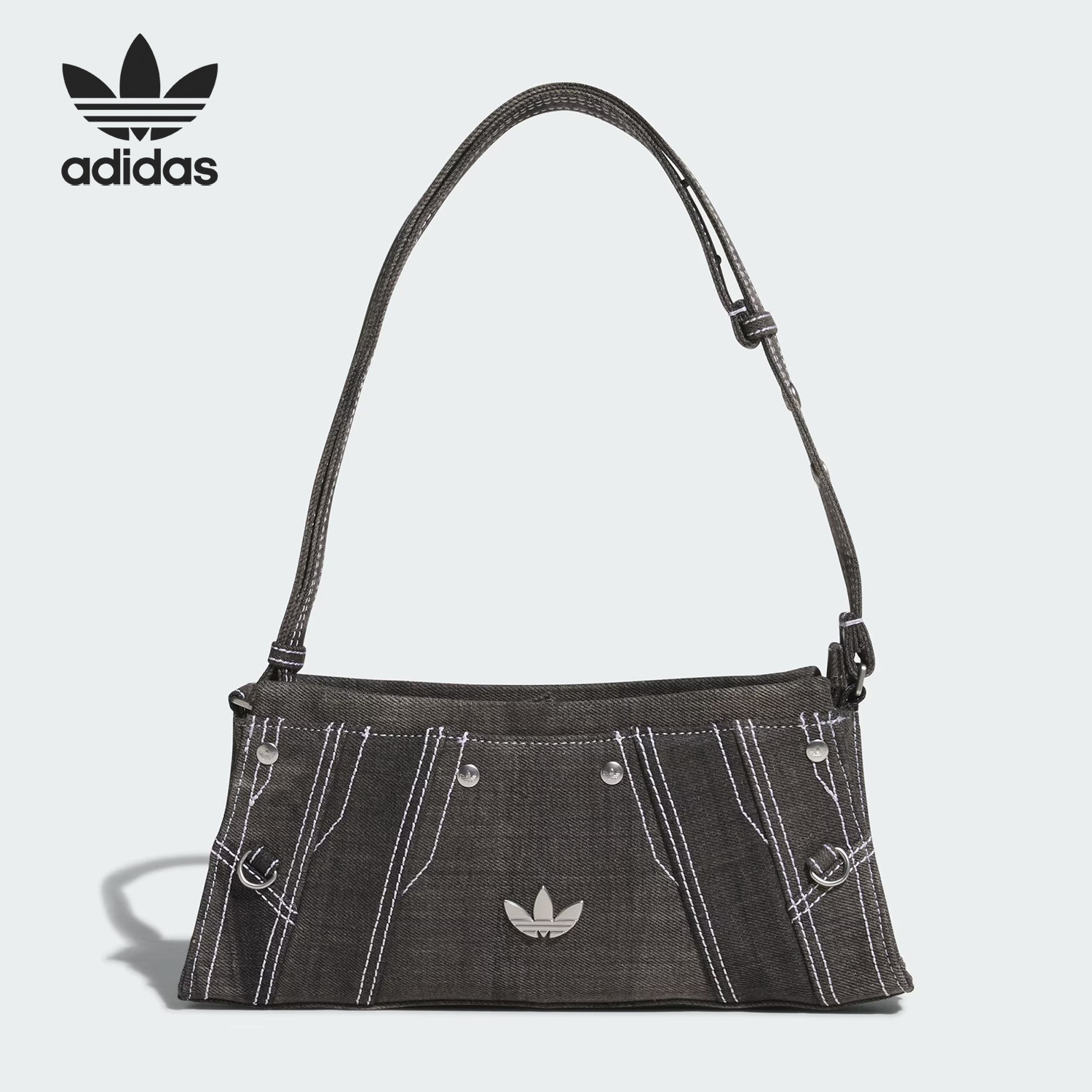 阿迪达斯女士经典时尚潮流单肩包