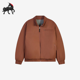 Puma/彪马男棕色双面穿立领拉链飞行员经典风格棉服636238-28