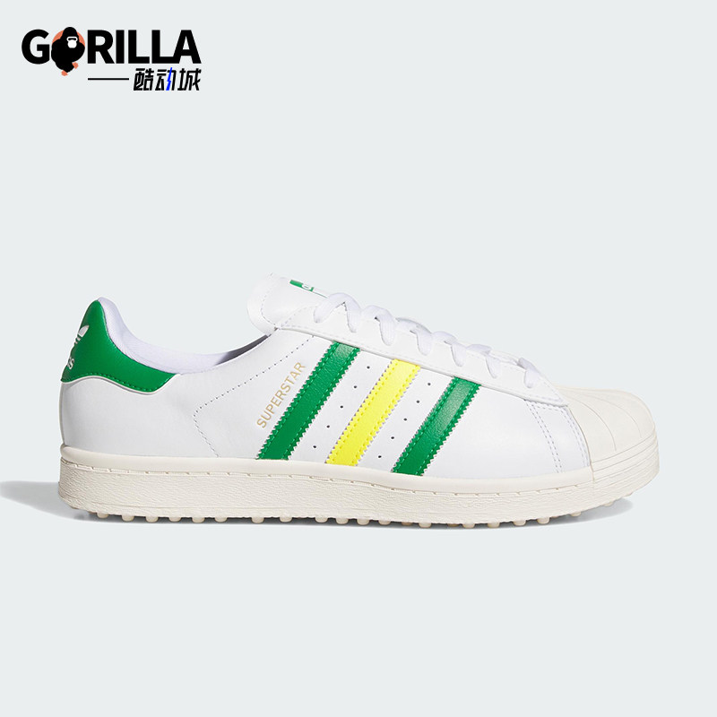 Adidas/阿迪达斯正品三叶草男女同款低帮高尔夫球鞋IH8533