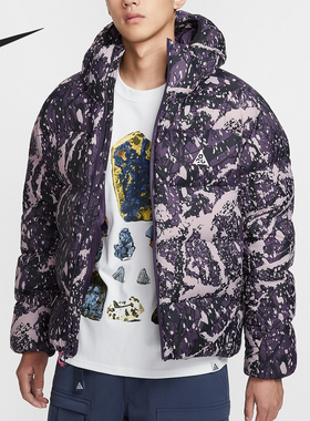 Nike/耐克官方正品当季新款男士拉链复古运动棉服外套HF0034-573