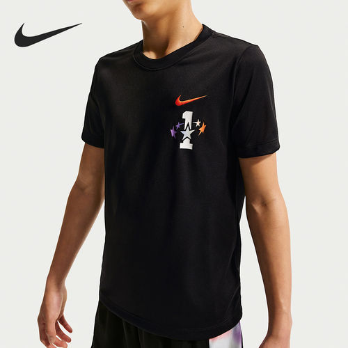 Nike/耐克正品Dri-FIT大童篮球经典圆领短袖T恤IR6287-010
