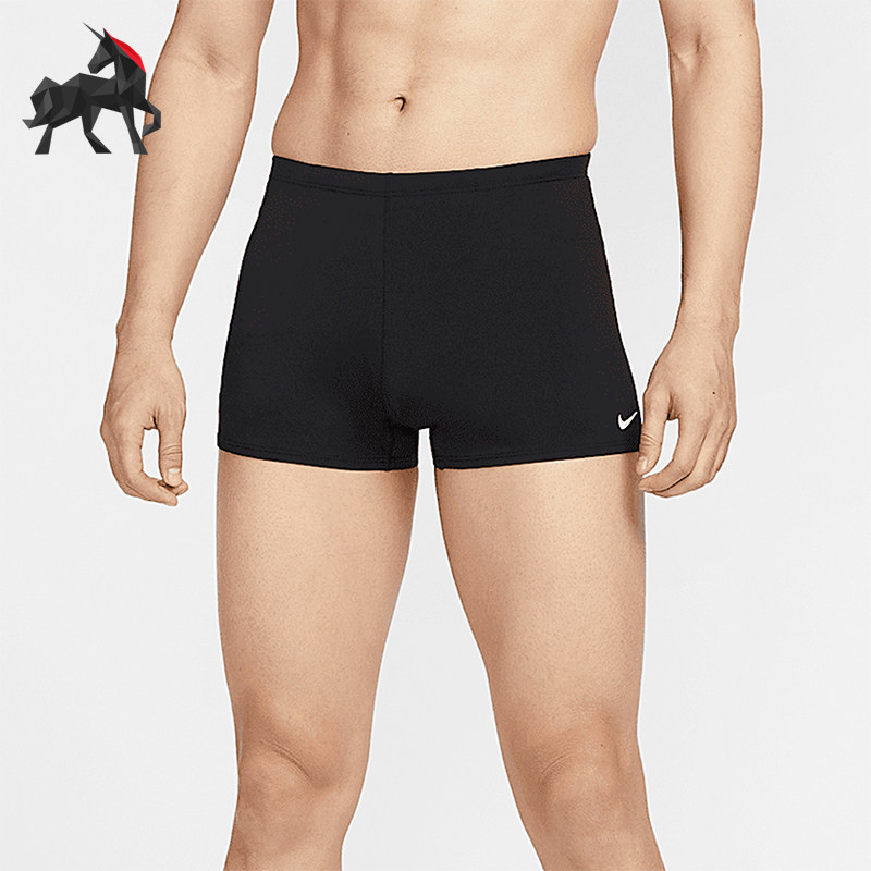 Nike/耐克正品2025 男士修身透气运动休闲经典平角泳裤CZ7590-010