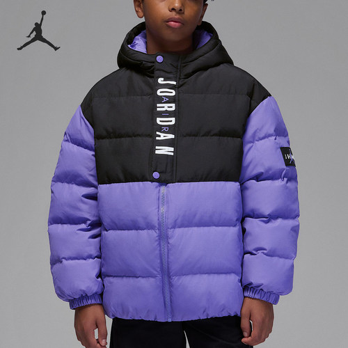 Nike/耐克正品2025冬季JORDAN大童拉链时尚羽绒服IR0945-527