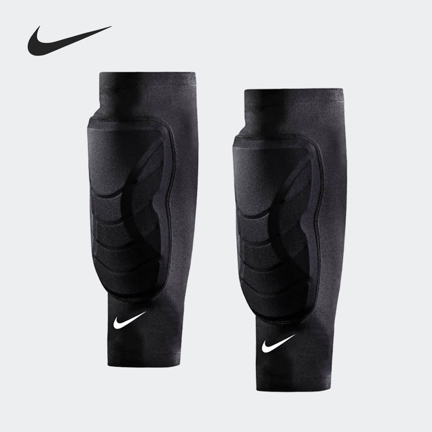 nike/耐克官方正品男女防撞护小腿跑步运动护腿套两只装 ac4186