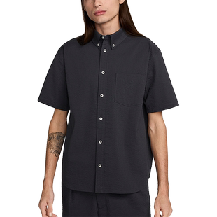 Nike/耐克官方正品当季新款男士简约休闲翻领短袖衬衫FN3223-060