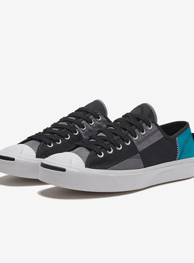 Converse匡威正品帆布鞋男女开口笑拼接低帮时尚休闲板鞋168975C