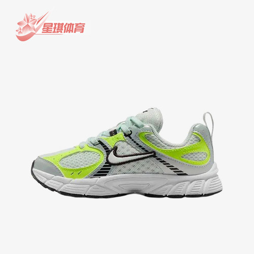 Nike/耐克正品V5RNR新款儿童白黄色校园低帮经典跑步鞋HQ6412-301