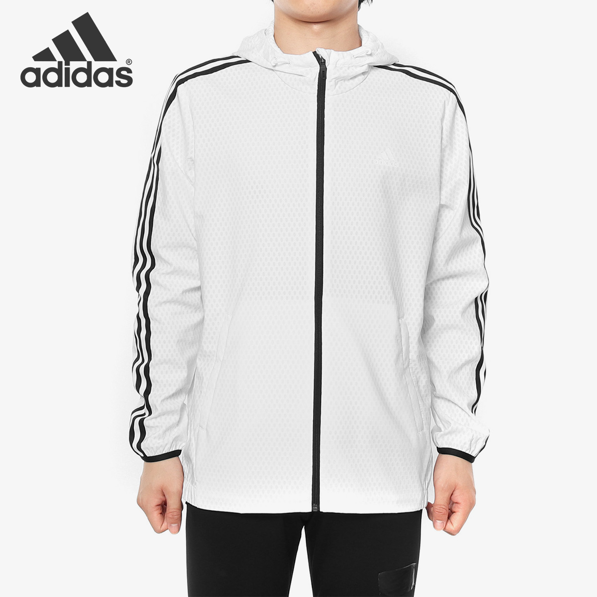 Adidas/阿迪达斯正品 WB CLASSIC 3S 男子运动型格梭织外套DW4620