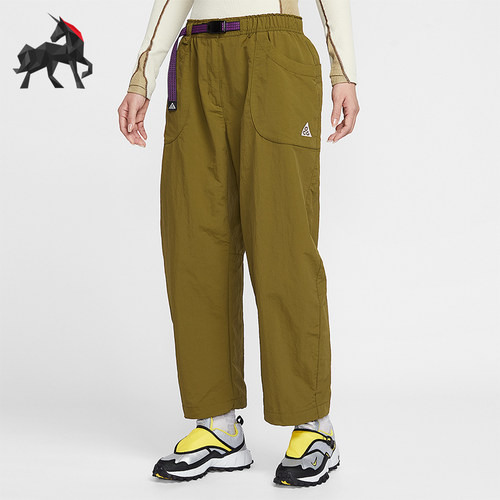 Nike/耐克正品ACG Dolomiti女士宽松梭织运动刺绣长裤IF0142-368