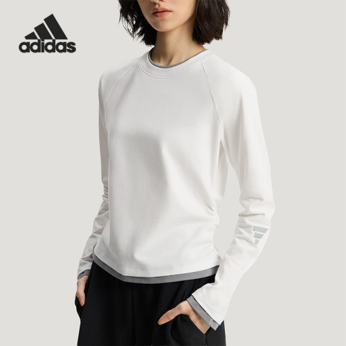Adidas/阿迪达斯正品FOSWAFLELONGSLEVETOP女经典长袖T恤KU5430