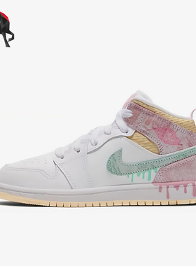 Nike/耐克正品JORDAN 小童透气中帮减震运动时尚篮球鞋DD1667-100